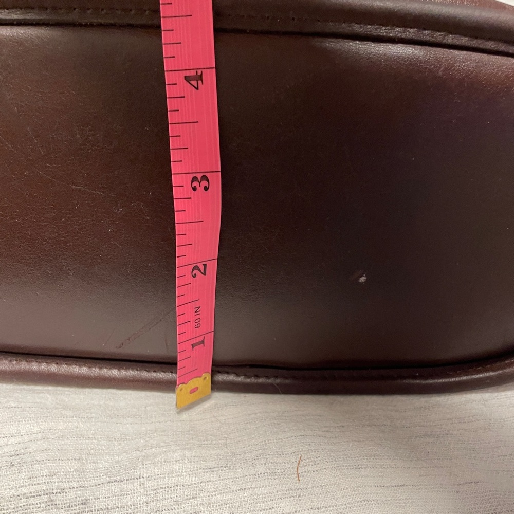 VINTAGE COACH TRIBECA SHOULDER BAG IN MAHOGANY - Picture 7 of 16